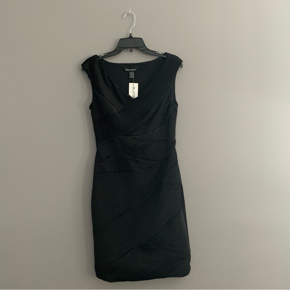 NWT Laura Size 8 Black Evening Dress